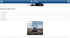 Desktop Screenshot of airlinepilotforums.com