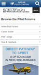 Mobile Screenshot of airlinepilotforums.com